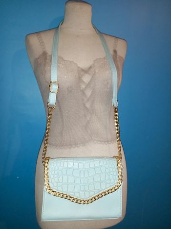 Sac à main turquoise