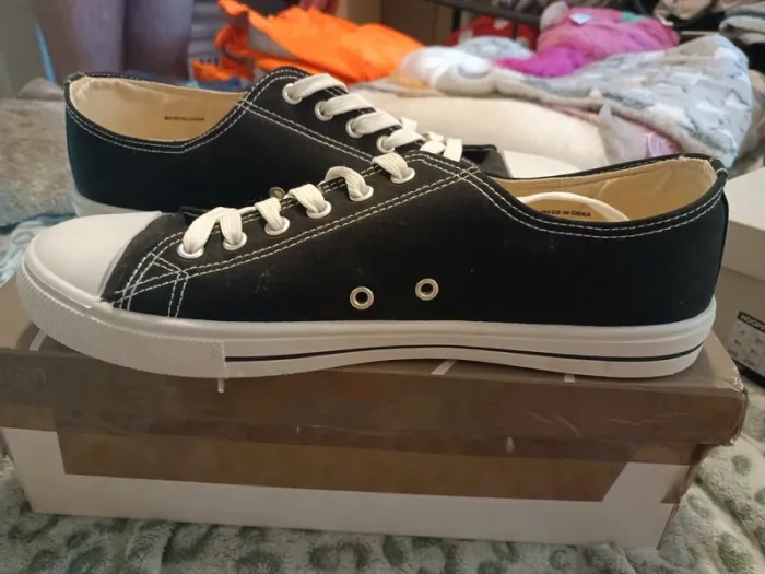Baskets tennis basses style converse pointure 44 Gémo - photo numéro 5