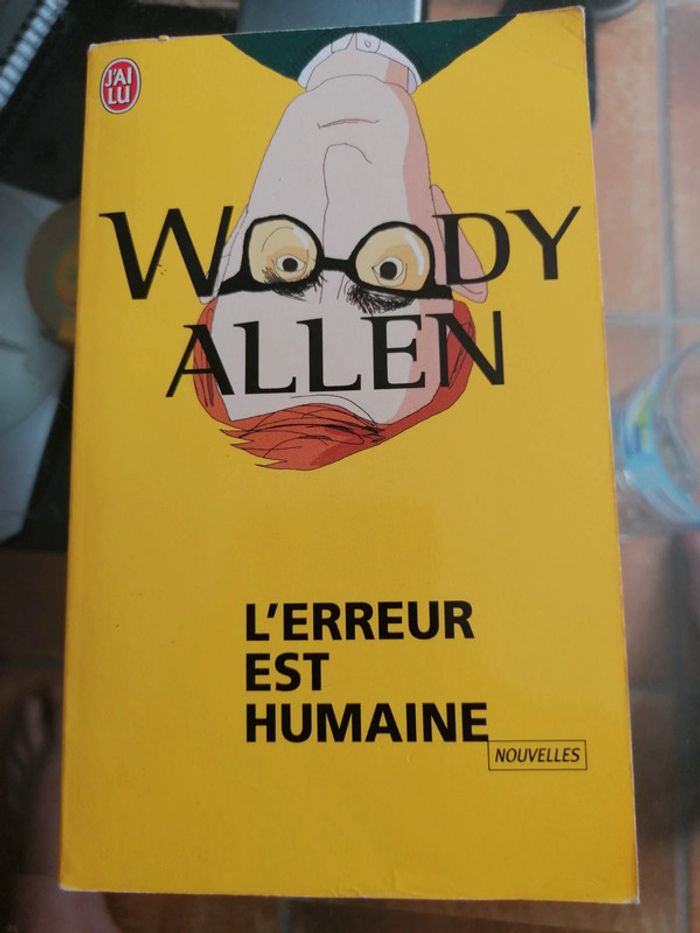 Livre "l'erreur est humaine" Woody Allen