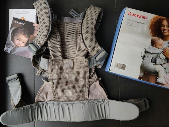 Porte bébé Babybjorn One Air Tissu Mesh Beige - photo numéro 5