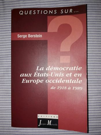 La démocratie libérale aux Etats-Unis et en Europe occidentale, 1919-1989
