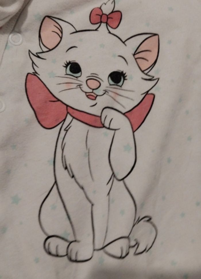 Pyjama bébé Disney Marie – Taille 2-4 mois - photo numéro 3