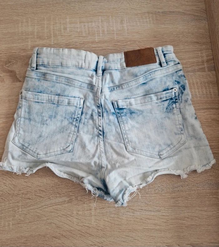 👒 Short en jean tie-dye bleu 👒 - photo numéro 5