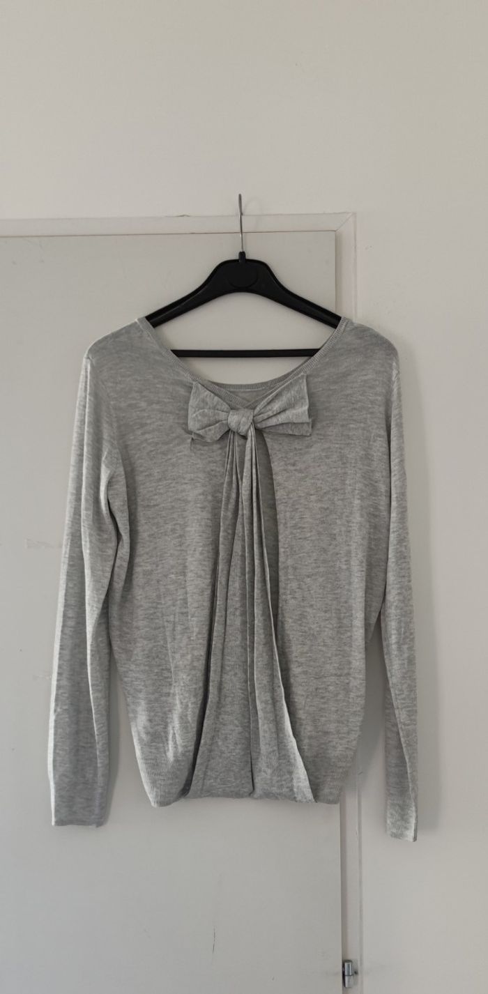 Pull manche longue Kaporal gris Taille S femme, très bon état - photo numéro 6