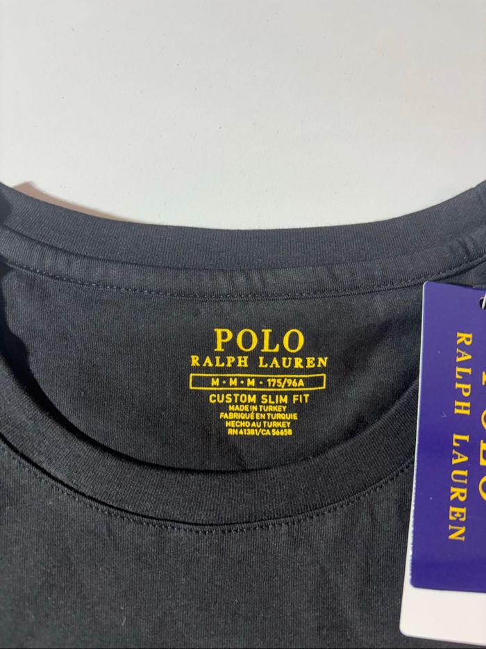 T-shirt Ralph Lauren noir neuf avec étiquette - photo numéro 6