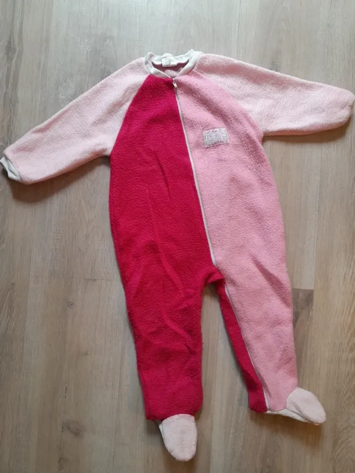 Sur-pyjama polaire hiver 3 ans