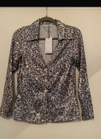 Chemise à sequins stradivarius taille S neuf