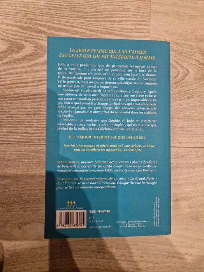 Le grand nord #2 Ancrage de Sarina Bowen 🌸 New romance - photo numéro 2