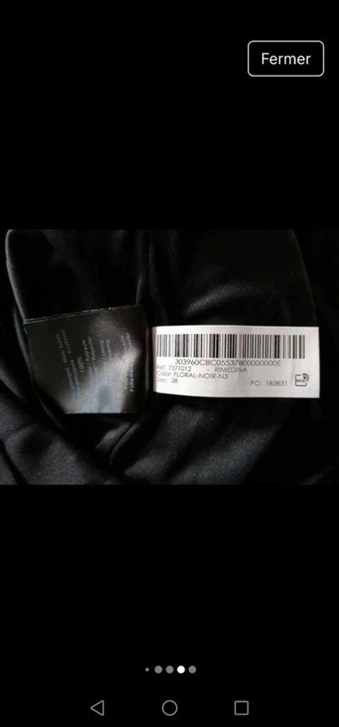 Robe longue motif fleurs Bréal taille 38 - photo numéro 13