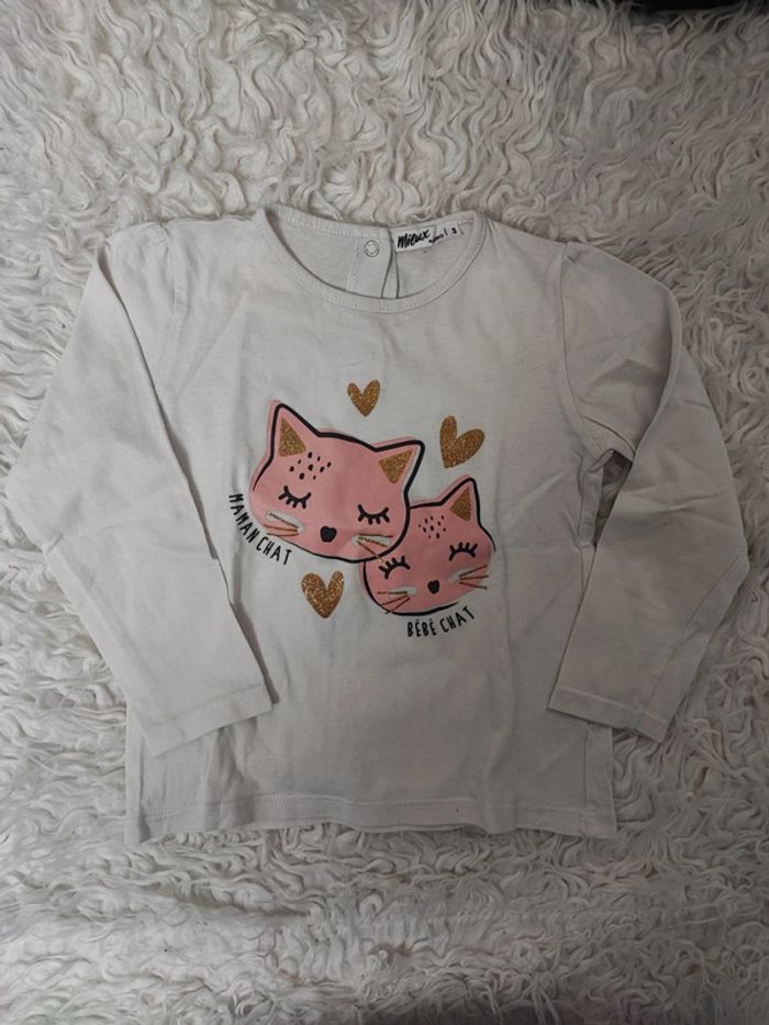 T-shirt manches longues Gémo taille 3 ans