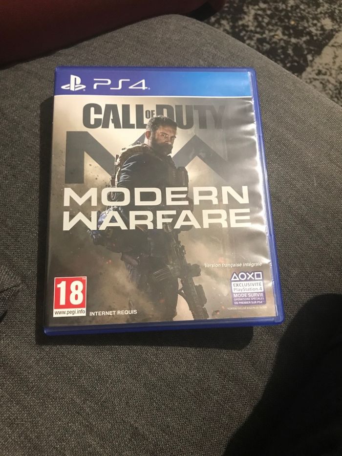 Jeu call of duty wodern warfare