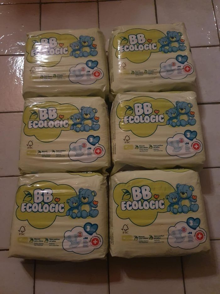 180 couches BB ECOLOGIC taille 3