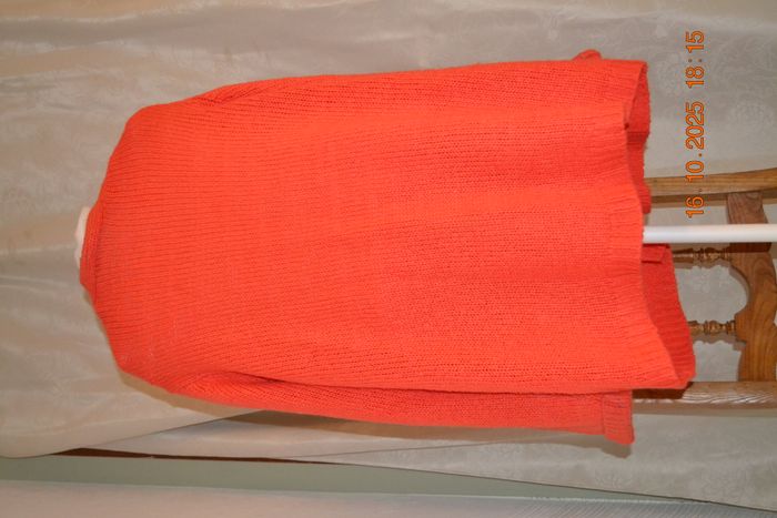Gilet orange mi-cuisse, taille XXL - photo numéro 2
