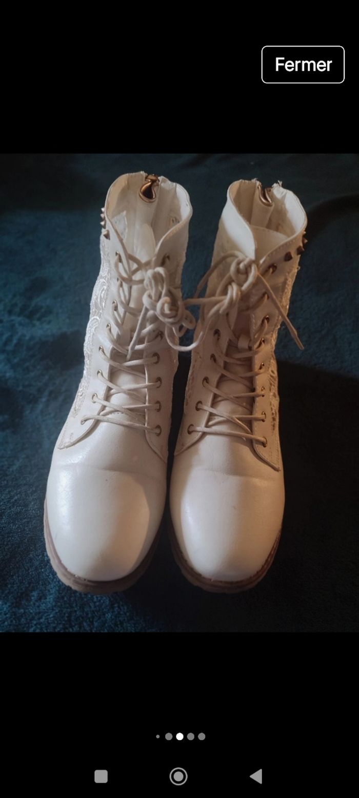 Chaussures montantes d'été taille 40 - photo numéro 4