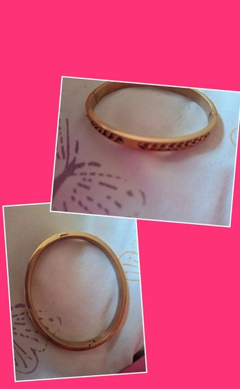 Bracelet couleur or acier inoxydable neuf