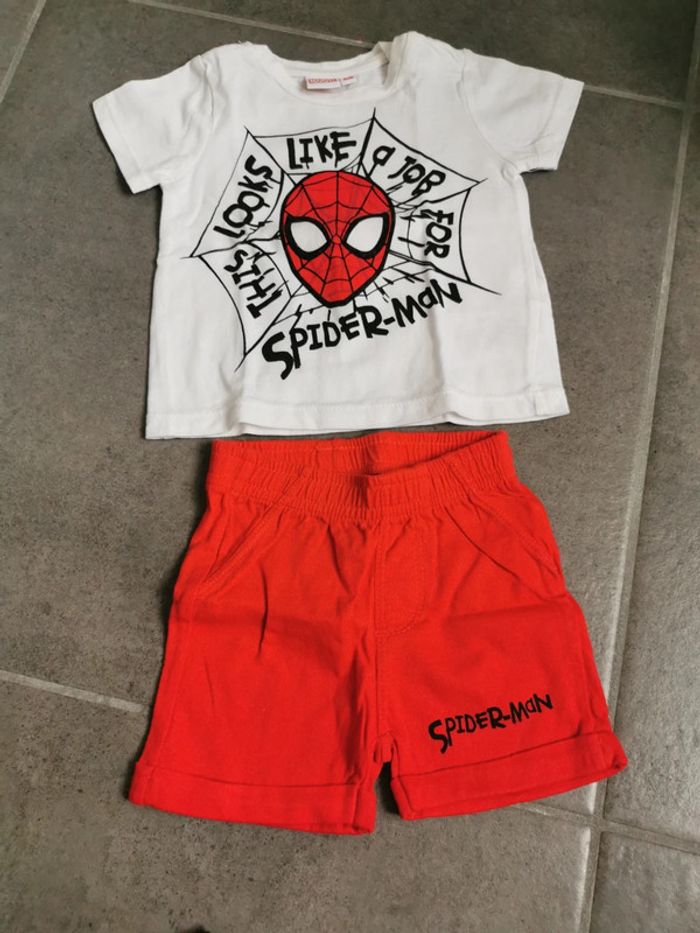Ensemble 3 mois neuf spider man