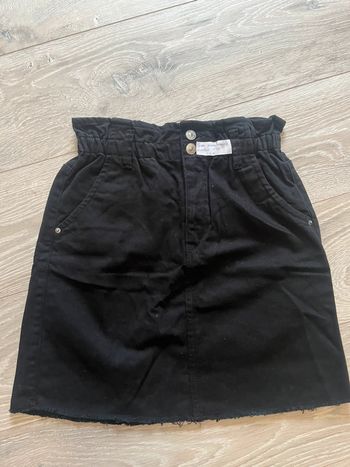 Jupe en jeans noir