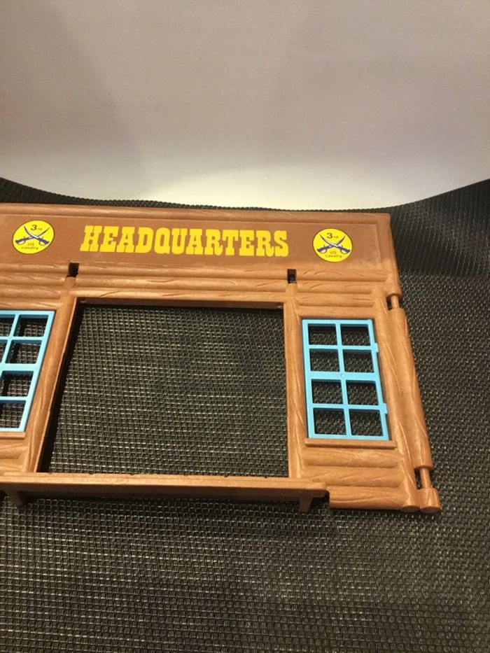 Playmobil façade quartier général fort Bravo pièces détachées western - photo numéro 8