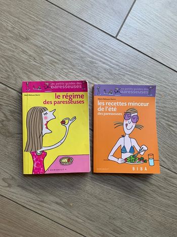 Lot de 2 livres « Les paresseuses »