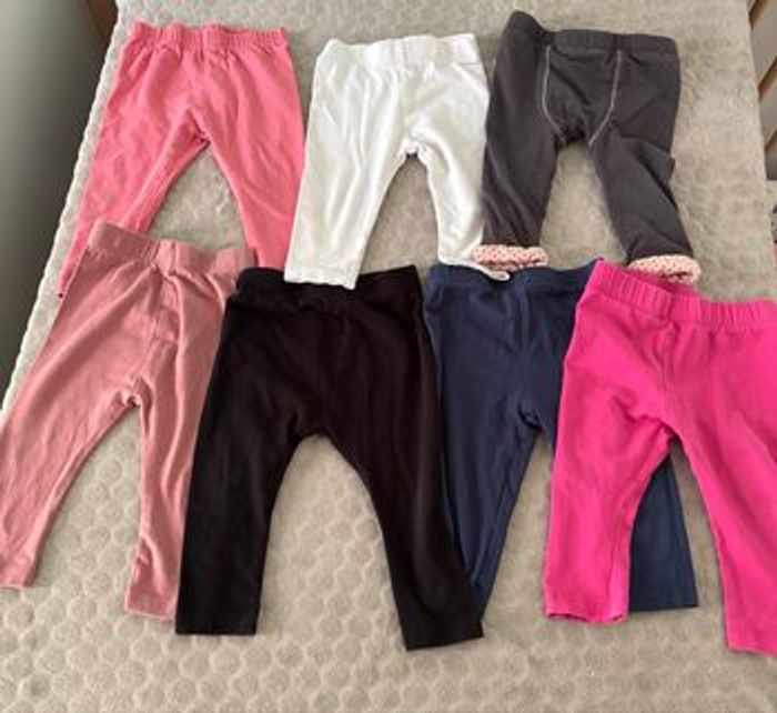 Lot de 8 leggings