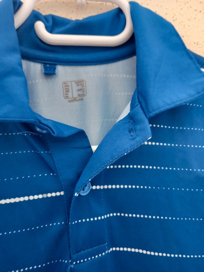 Polo garçon rayures bleu et blanc Taille : 8 ans - photo numéro 3