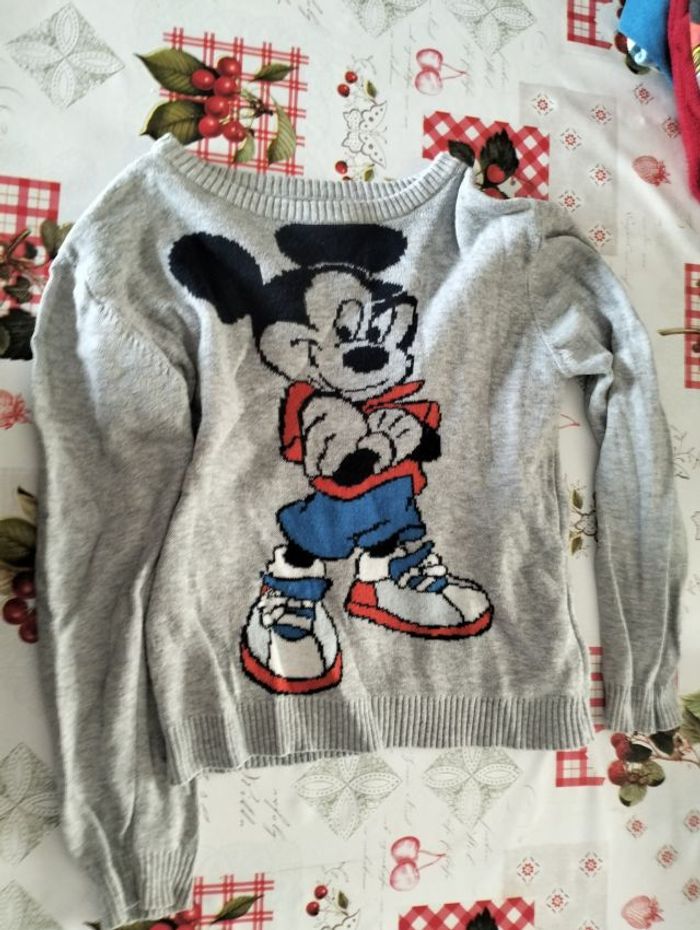 Pull gris Mickey (6 ans) disney