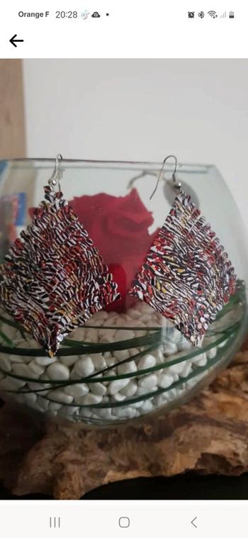 Boucles d'oreilles neuves