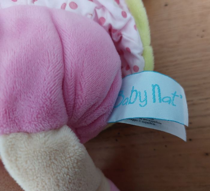 Doudou peluche hochet activité coquillette la Vache pouet pouet - photo numéro 7
