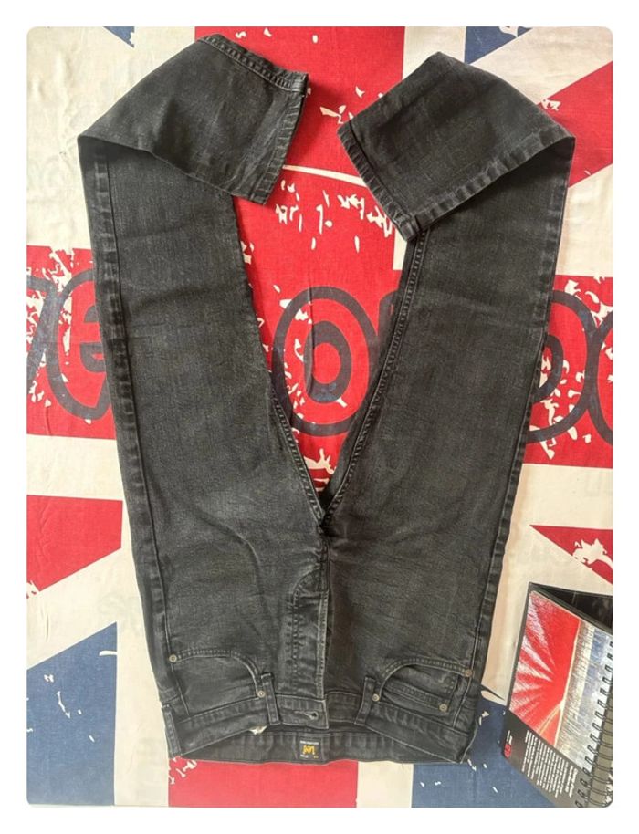 Jeans Lee noir chiné taille 38 slim - photo numéro 13