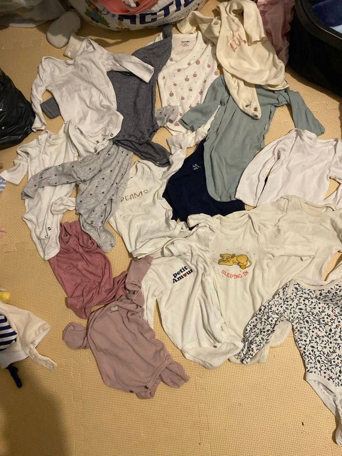 Lot 16 bodies fille 3 mois – manches courtes – Kiabi, Orchestra, Gemmo - photo numéro 2