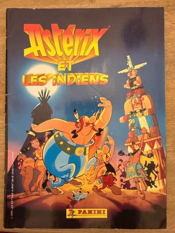Livre album Panini Complet stickers autocollants - Astérix et les indiens