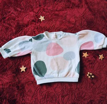 Sweat molletonné fille 18 mois