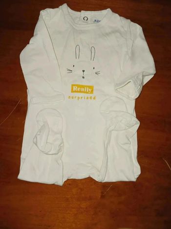 Pyjama fin lapin 3 mois kiabi