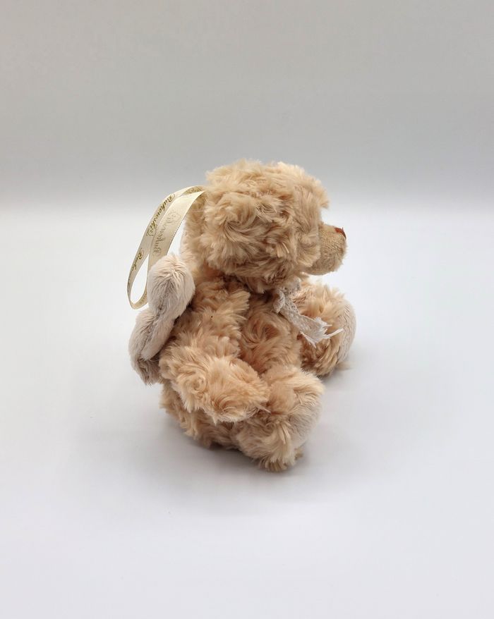 Petite peluche ours ailes d’ange BUKOWSKI beige doudou de collection environ 15 cm - photo numéro 5