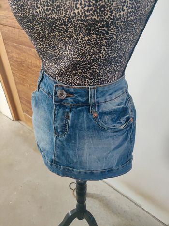 Ultra minijupe en jean y2k