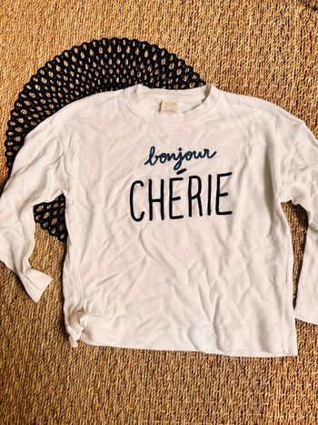 TEE shirt chérie blanc
