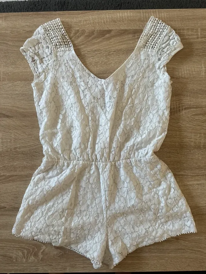 Combi short blanche