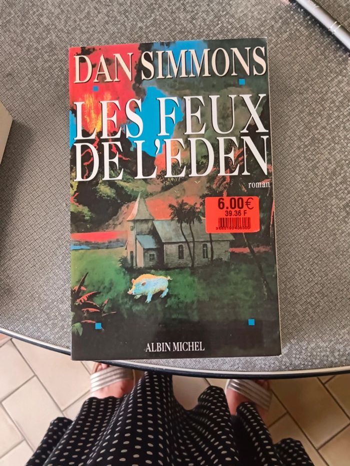 Livre Dan Simmons Les feux de l'Eden