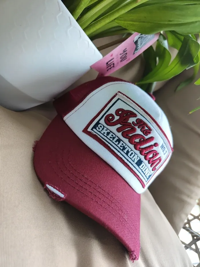 Casquette Trucker The Indian rouge - photo numéro 4