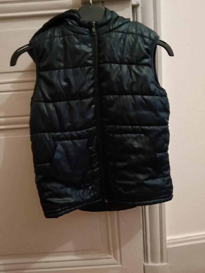 Doudoune la redoute marine et vert foncé