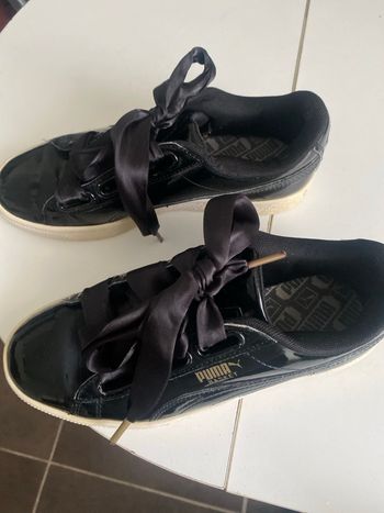 Basket puma vernis