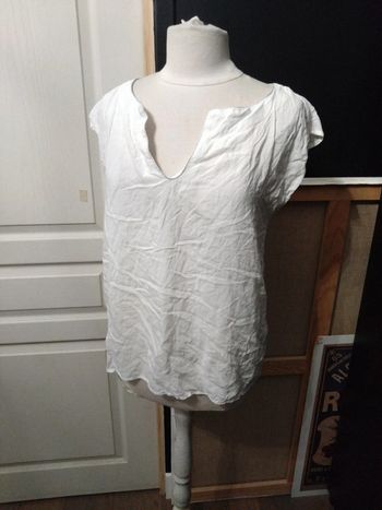 Blouse blanche neuve Naf Naf t36 38
