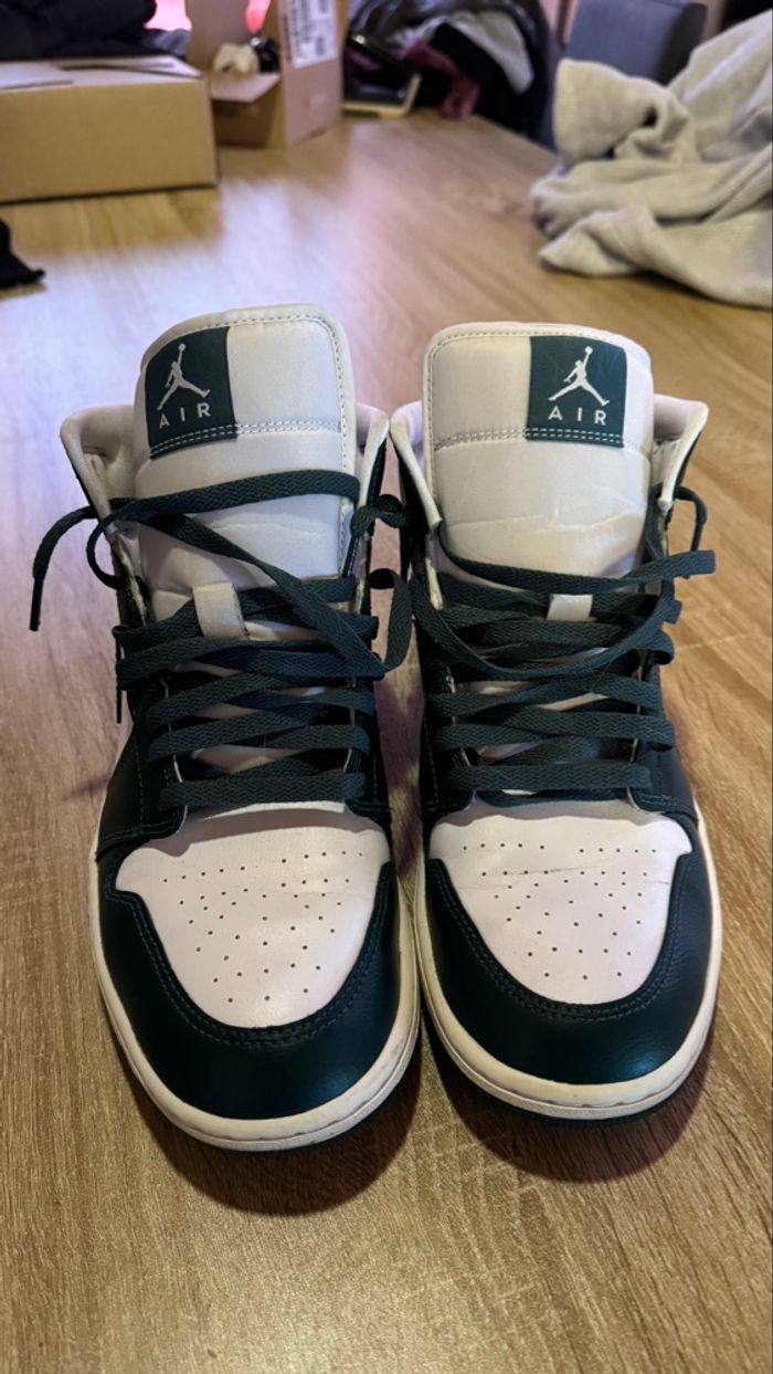Air jordan 1 mid Oxidised Vert - photo numéro 4