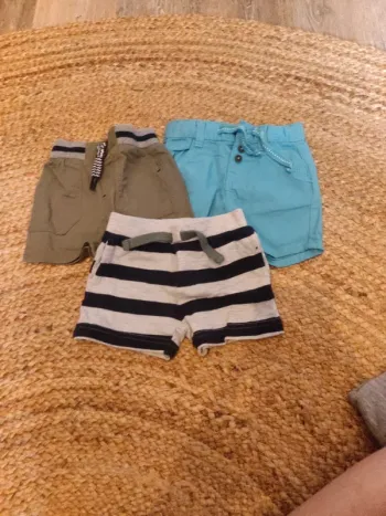 Lot de 3 shorts