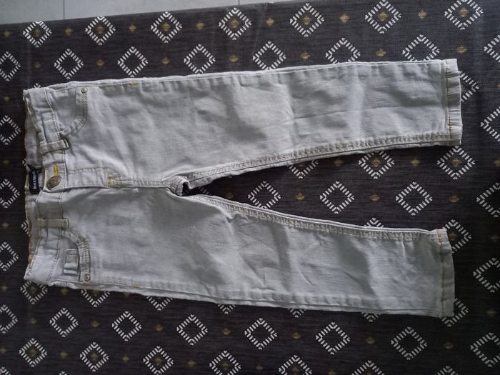 Jean gris clair in extenso 92cm