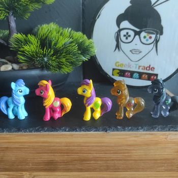 5 My Little Pony G4 blind bag Lucky Clover Cherry Fizzy Goldengrape Big Mcintosh note worthy