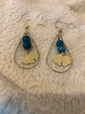 Jolie paire de boucles d’oreilles