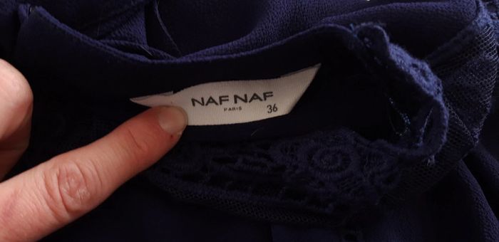 Blouse bleu Marine Naf Naf - photo numéro 5