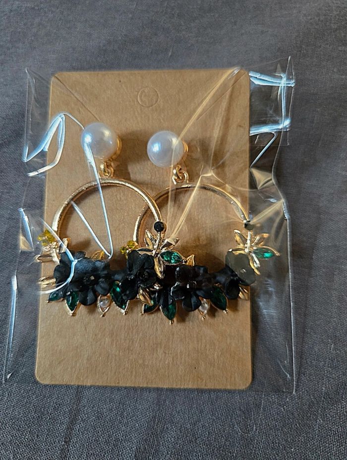 Boucles d'oreilles en alliage de zinc 🍀