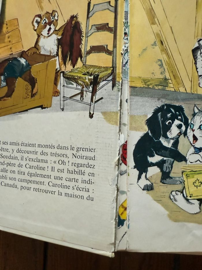 État satisfaisant - Lot de 8 grands albums Hachette Caroline livre bd anciens Pierre Probst - photo numéro 8